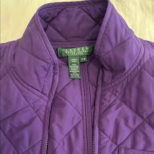 Lauren Ralph Lauren Violet Quilted Jacket